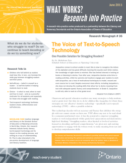 The Voice of Text-to-Speech Technologies