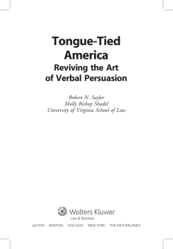 Tongue-Tied America - American Bar Association