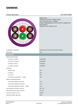 Product data sheet 6XV1830