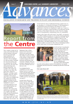 Advances 6C - John Innes Centre