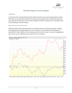 The REIT Emperor has No Clothes