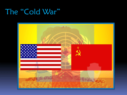 Cold War - Austin Community College