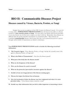 Communicable Diseases - Parma City School District