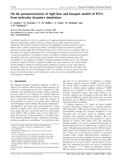 On the parameterization of rigid base and basepair models of DNA