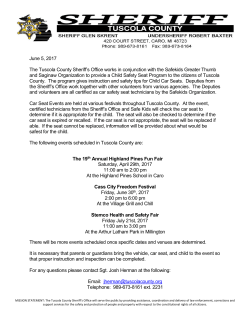 February 16, 2017 The Tuscola County Sheriff`s Office works in