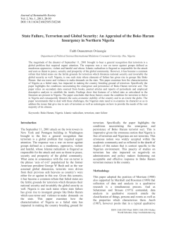 state failure, terrorism and global security