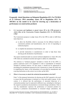 Frequently Asked Questions on Delegated