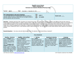 Unit Planned created by www.commoncore.org Unit