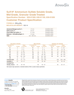 Sulf-N&reg; Ammonium Sulfate Soluble Grade, Mid