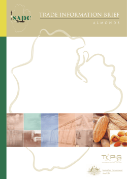Almonds Trade Information Brief