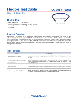 Data Sheet - Mini Circuits