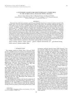 A SYSTEMATIC SEARCH FOR GRAVITATIONALLY LENSED ARCS