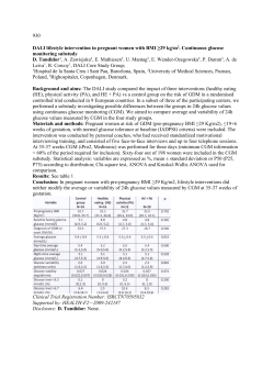 930 DALI lifestyle intervention in pregnant women with BMI &ge;29 kg