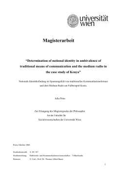 Determination of national identity in ambivalence of traditional