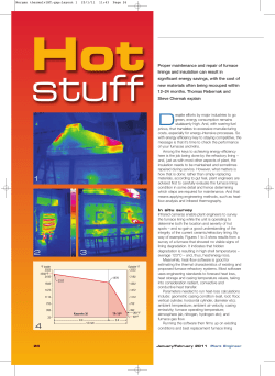 Proper maintenance and repair of furnace linings