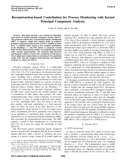 Reconstruction-Based Contribution for Process Monitoring with