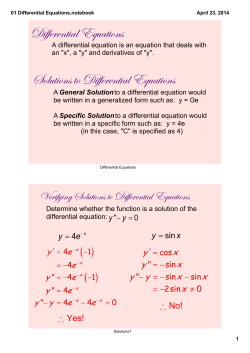 01 Differential Equations.notebook