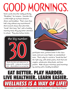 Some words describe reality perfectly. &ldquo;Breakfast,&rdquo; for instance