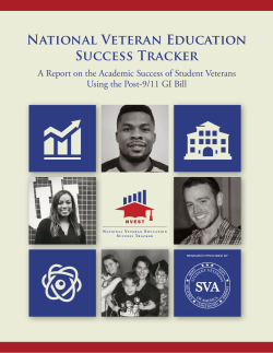 National Veteran Education Success Tracker - NVEST