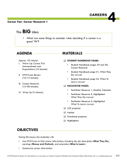 Career Research 1