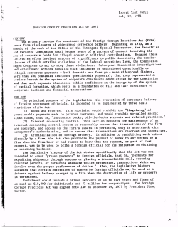 Export Task Force July 10, L981 primary impetus for