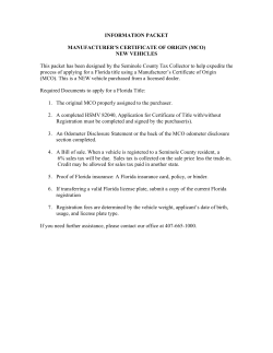 MCO Title Transfer Packet - Seminole County Tax Collector
