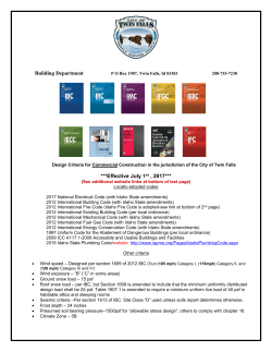 1/1/2003 &ndash; Design Criteria for Commercial