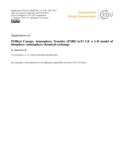 Supplement - Geosci. Model Dev.