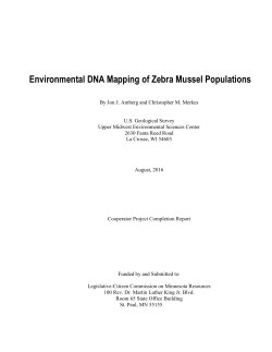 Environmental DNA Mapping of Zebra Mussel Populations