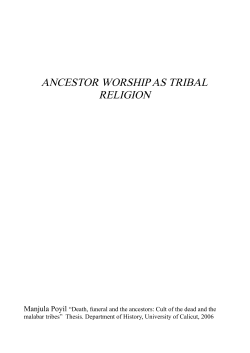 ancestor worship as tribal religion