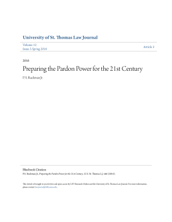 Preparing the Pardon Power for the 21st Century