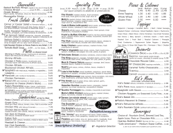 PDF Menu - Palio`s Pizza Cafe