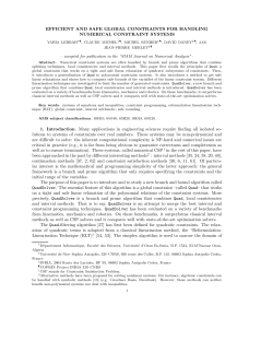 EFFICIENT AND SAFE GLOBAL CONSTRAINTS FOR HANDLING