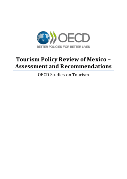 Tourism Policy Review of Mexico – Assessment and