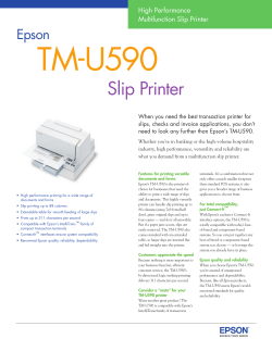 Slip Printer - Basculas Precicell