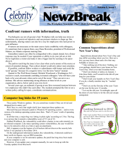 Confront rumors with information, truth