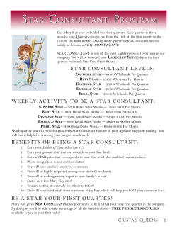 STAR CONSULTANT PROGRAM