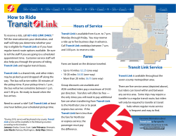 How to Ride Transit Link