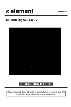 43 UHD Digital LED TV