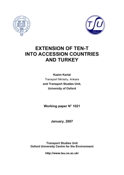 1021 - Transport Studies Unit