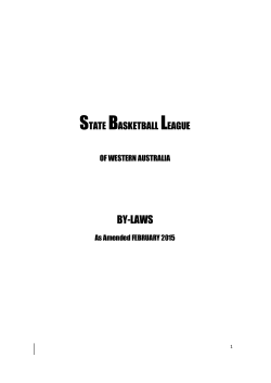 SBL By-Laws