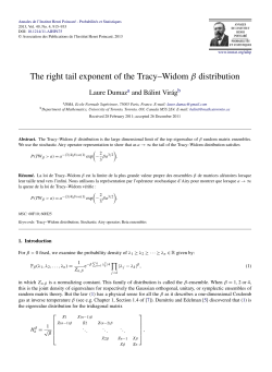 The right tail exponent of the Tracy-Widom beta distribution