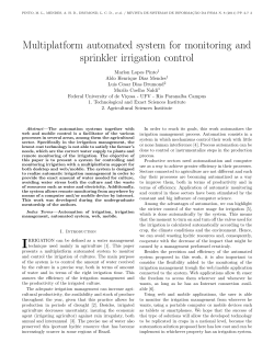 Multiplatform automated system for monitoring and sprinkler
