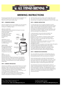 Brewing Instructions