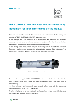 The most accurate measuring instrument for