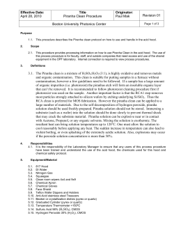 Effective Date - Boston University