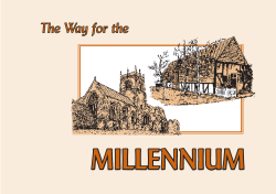 Way for the MILLENNIUM - Staffordshire County Council