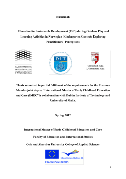 Rusminah Education for Sustainable Development (ESD