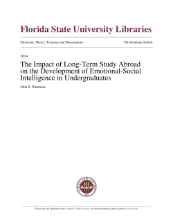 The Impact of Long-Term Study Abroad on the