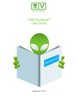 USM Anywhere™ User Guide